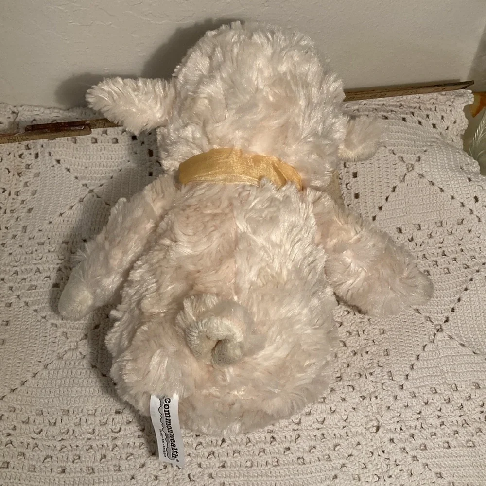 🌈 Soft lamb with ribbon stuffed toy